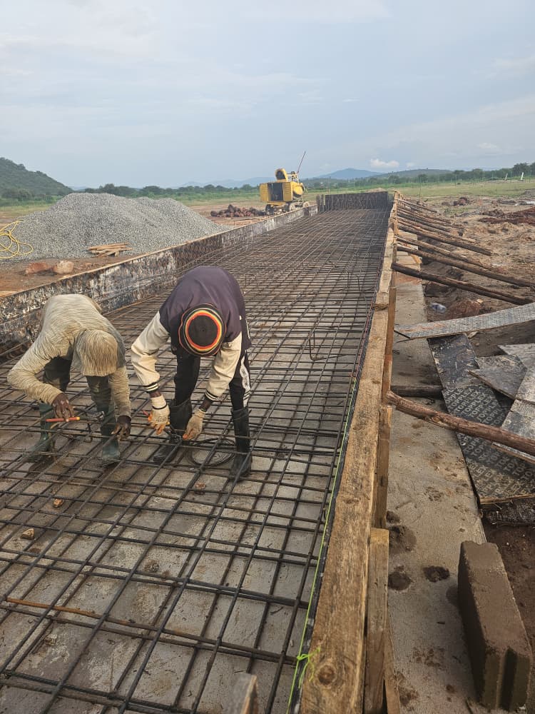 Weightbridge Foundation Reinforcement Works in Progress