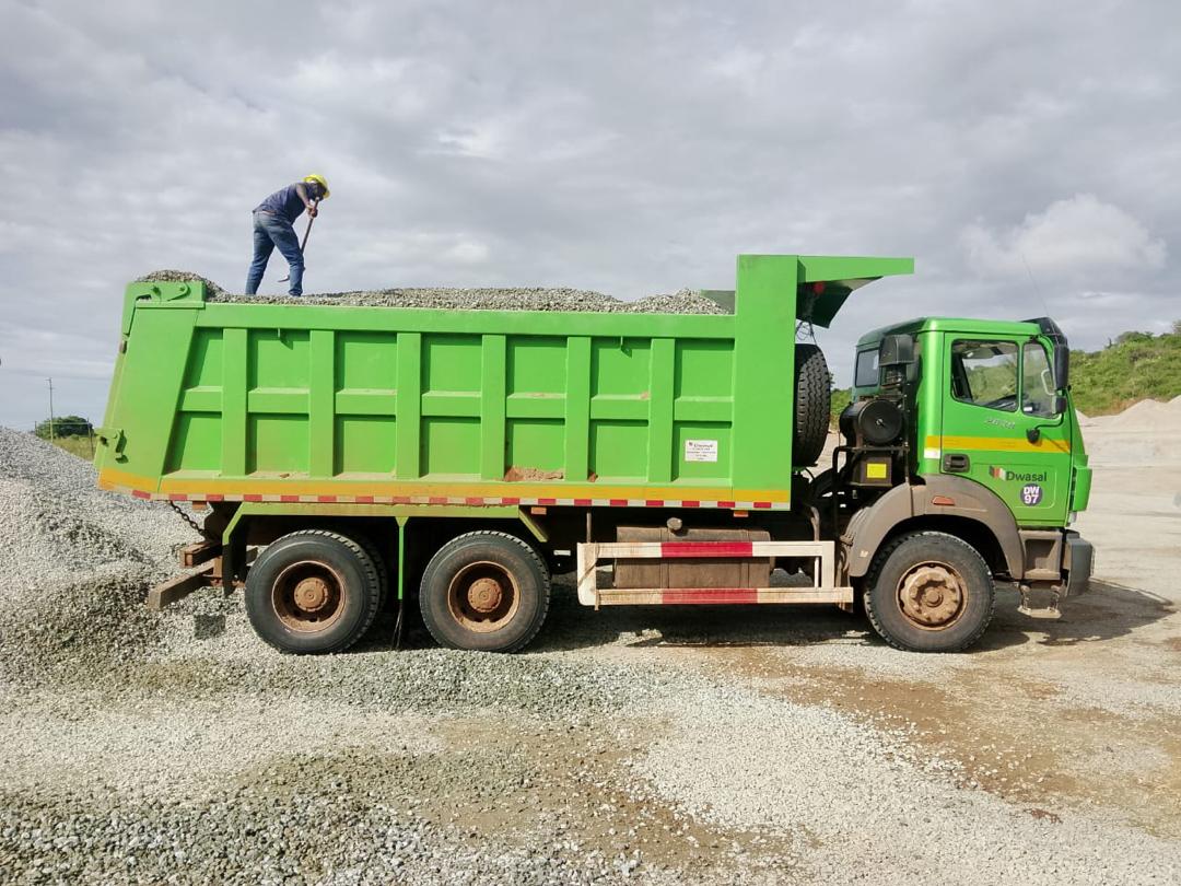 Green DWASAL Vehicle in Its Daily Activity (3rd May)